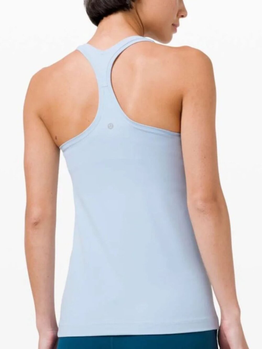 Lululemon Cool Racerback Tank in Light Blue Women's Size 10 - Picture 2 of 12